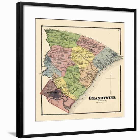 1868, Brandywine, Delaware, United States-null-Framed Giclee Print