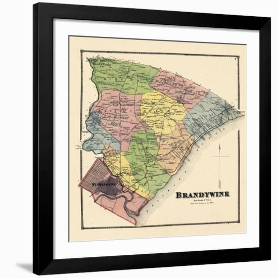 1868, Brandywine, Delaware, United States-null-Framed Giclee Print