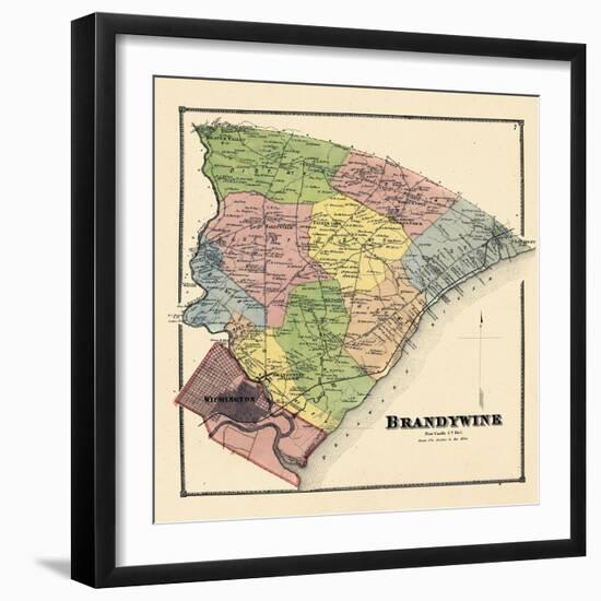 1868, Brandywine, Delaware, United States-null-Framed Giclee Print