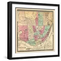 1868, Cincinnati, Ohio, United States-null-Framed Giclee Print