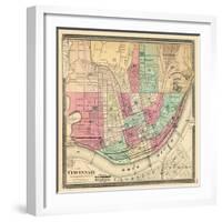 1868, Cincinnati, Ohio, United States-null-Framed Giclee Print