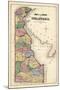 1868, Delaware State Map, Delaware, United States-null-Mounted Giclee Print