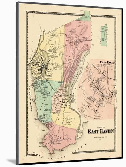 1868, East Haven, Connecticut, United States-null-Mounted Giclee Print