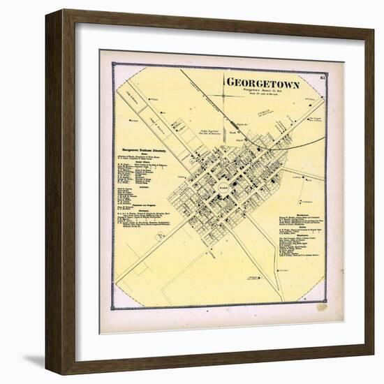 1868, Georgetown, Delaware, United States-null-Framed Giclee Print