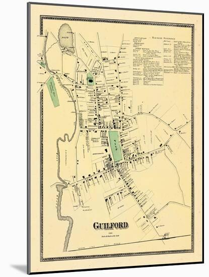 1868, Guilford, Connecticut, United States-null-Mounted Giclee Print