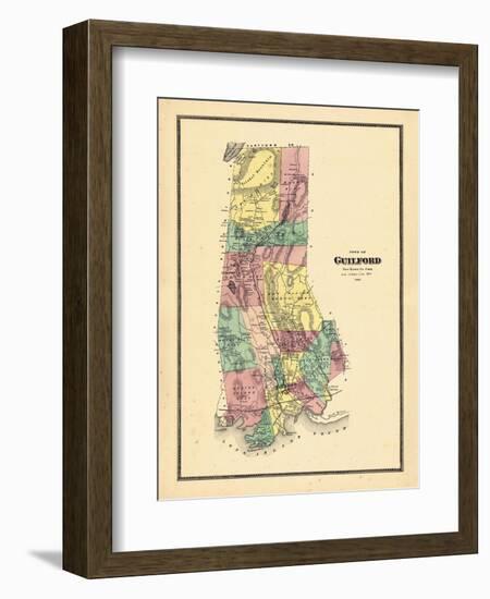 1868, Guilford Town, Connecticut, United States-null-Framed Giclee Print