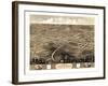 1868, Independence Bird's Eye View, Missouri, United States-null-Framed Giclee Print