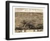 1868, Independence Bird's Eye View, Missouri, United States-null-Framed Giclee Print