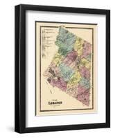 1868, Lebanon Town, Connecticut, United States-null-Framed Premium Giclee Print