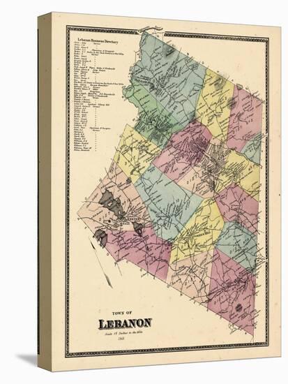 1868, Lebanon Town, Connecticut, United States-null-Stretched Canvas