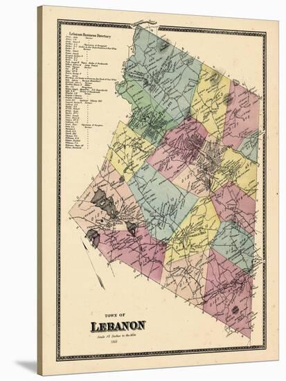 1868, Lebanon Town, Connecticut, United States-null-Stretched Canvas