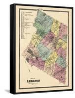 1868, Lebanon Town, Connecticut, United States-null-Framed Stretched Canvas