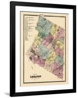 1868, Lebanon Town, Connecticut, United States-null-Framed Giclee Print