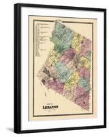 1868, Lebanon Town, Connecticut, United States-null-Framed Giclee Print