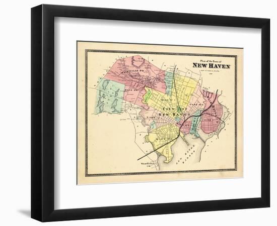 1868, New Haven, Connecticut, United States-null-Framed Giclee Print