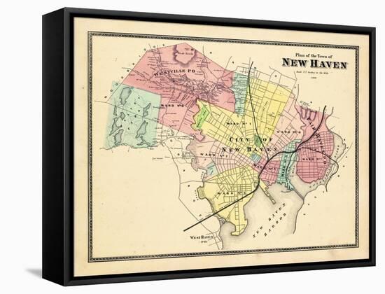 1868, New Haven, Connecticut, United States-null-Framed Stretched Canvas