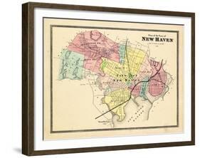 1868, New Haven, Connecticut, United States-null-Framed Giclee Print