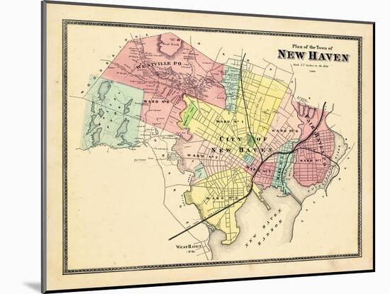 1868, New Haven, Connecticut, United States-null-Mounted Giclee Print