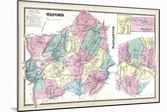 1868, Oxford, Naugatuck, Millville, Straitville, Connecticut, United States-null-Mounted Giclee Print