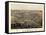 1868, Romeo Bird's Eye View, Michigan, United States-null-Framed Stretched Canvas