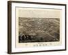 1868, Romeo Bird's Eye View, Michigan, United States-null-Framed Giclee Print