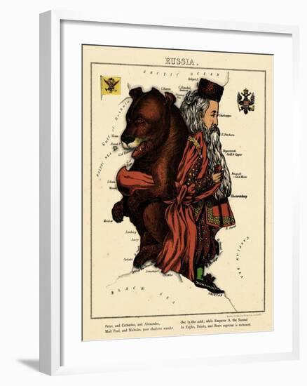 1868, Russia-null-Framed Giclee Print