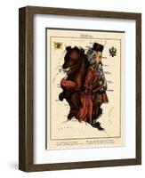 1868, Russia-null-Framed Giclee Print