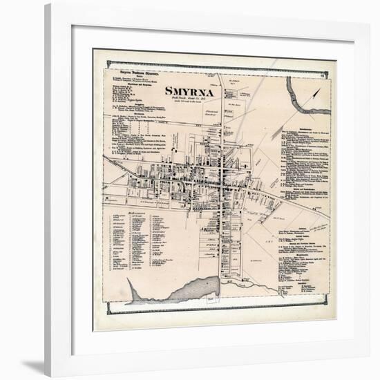 1868, Smyrna, Delaware, United States-null-Framed Giclee Print