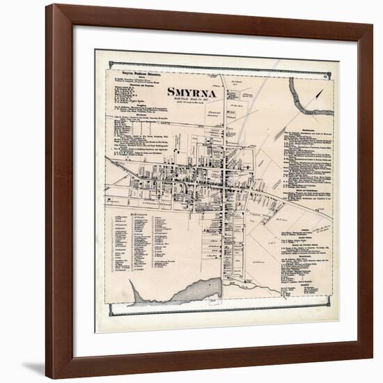 1868, Smyrna, Delaware, United States-null-Framed Giclee Print