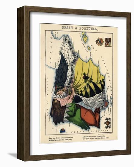 1868, Spain, Portugal-null-Framed Giclee Print