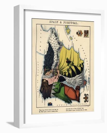 1868, Spain, Portugal-null-Framed Giclee Print