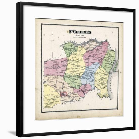 1868, St. Georges, Delaware, United States-null-Framed Giclee Print