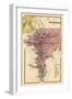 1868, Stonington Plan, Mystic, Connecticut, United States-null-Framed Giclee Print