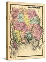 1868, Stonington Town, Connecticut, United States-null-Stretched Canvas