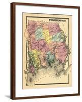 1868, Stonington Town, Connecticut, United States-null-Framed Giclee Print