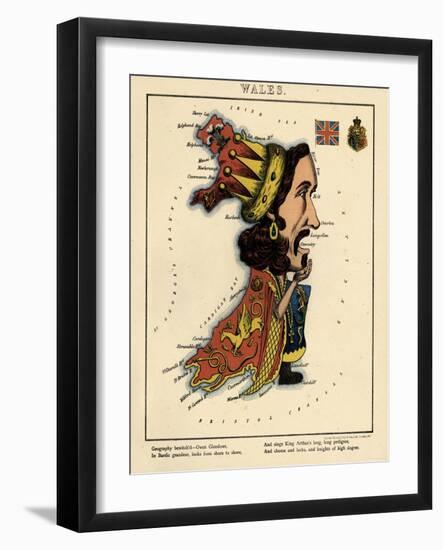 1868, Wales-null-Framed Giclee Print