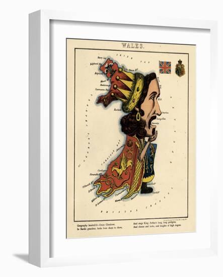 1868, Wales-null-Framed Giclee Print