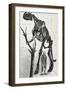 1868 Waterhouse Hawkins & Hadrosaur-Stewart Stewart-Framed Photographic Print