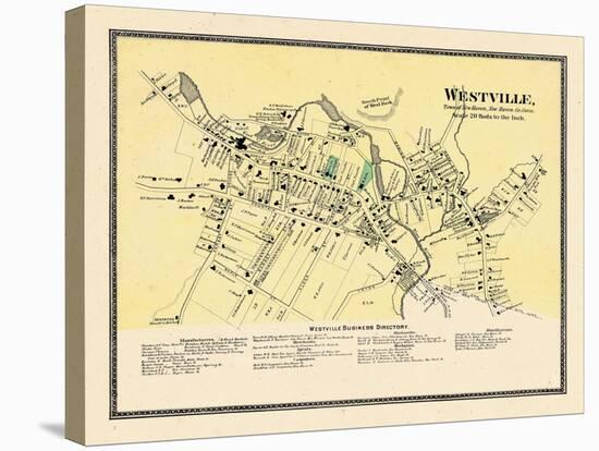 1868, Westville Town, Connecticut, United States-null-Stretched Canvas