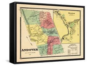 1869, Andover, Weston Town, Vermont, United States-null-Framed Stretched Canvas