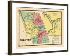 1869, Andover, Weston Town, Vermont, United States-null-Framed Giclee Print