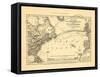 1869, Atlantic Ocean, Telegraph Communication between France, England, and America-null-Framed Stretched Canvas