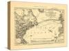 1869, Atlantic Ocean, Telegraph Communication between France, England, and America-null-Stretched Canvas