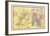 1869, Brandon, Brandon Town, Vermont, United States-null-Framed Giclee Print