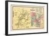 1869, Brandon, Brandon Town, Vermont, United States-null-Framed Giclee Print