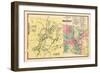 1869, Brandon, Brandon Town, Vermont, United States-null-Framed Premium Giclee Print