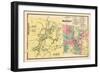 1869, Brandon, Brandon Town, Vermont, United States-null-Framed Giclee Print