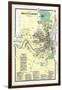 1869, Brattleboro Plan, Vermont, United States-null-Framed Giclee Print