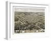 1869, Columbia Bird's Eye View, Missouri, United States-null-Framed Giclee Print