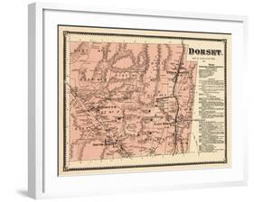 1869, Dorset, Vermont, United States-null-Framed Giclee Print